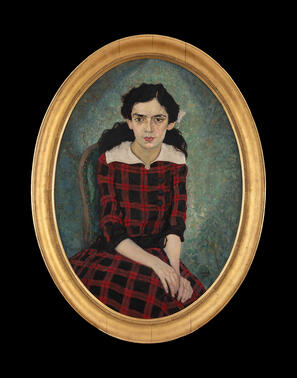 Painting portrait Grete Marx